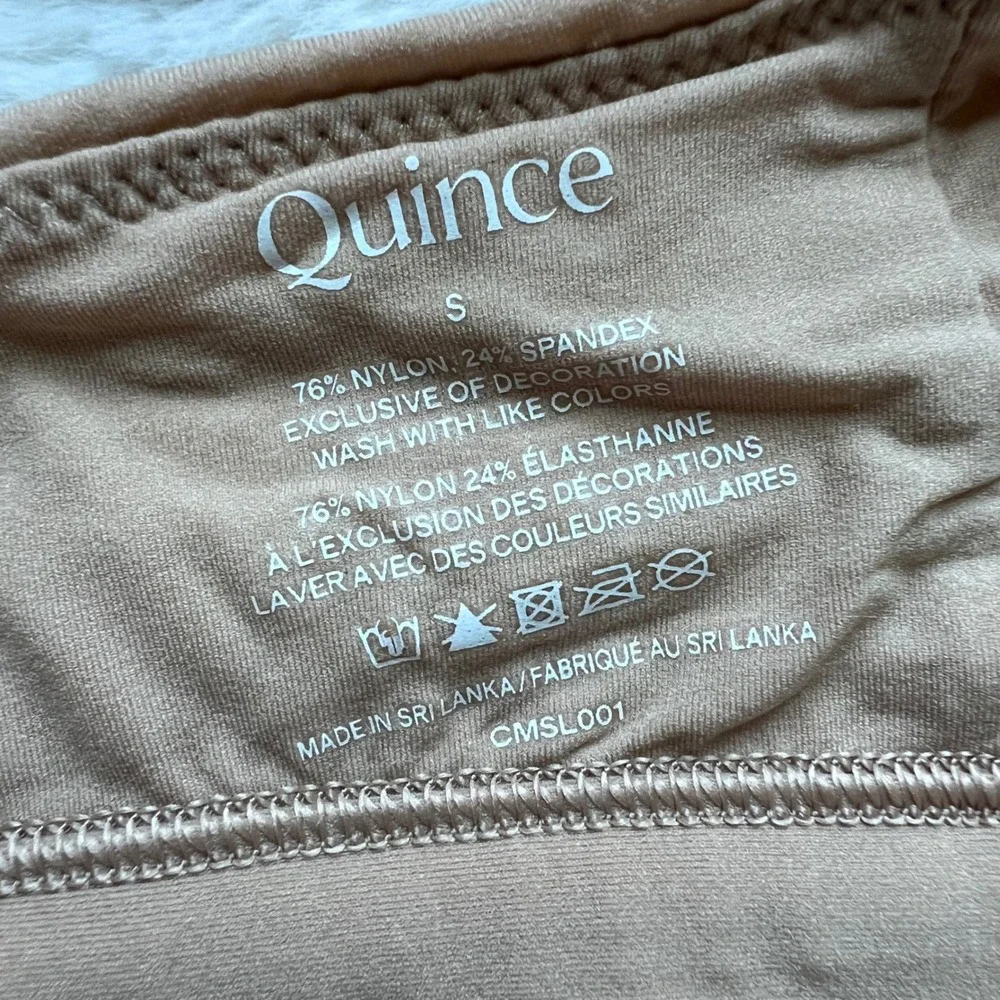 Quince Tan Nude Ultra-Soft Modal Triangle Bralette Set of 2 Size Small CMSL001